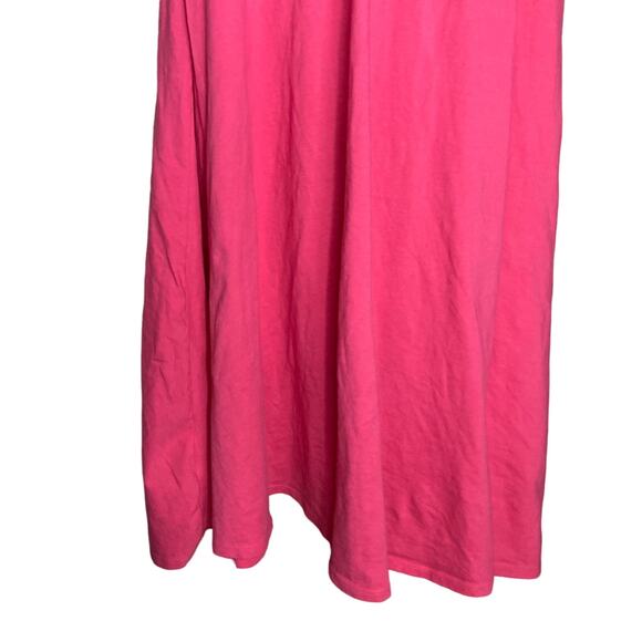 LuLaRoe Medium Ana Maxi Extra Long Dress Perfect For Tall Women Pink Fit Flare - Picture 13 of 16